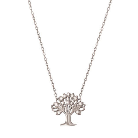JEWELTUDE-Γυναικείο ασημένιο κολιέ JEWELTUDE 15769 Δέντρο Ζωής