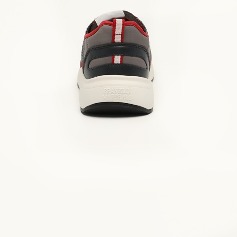 FRANKLIN & MARSHALL-Ανδρικά sneakers FRANKLIN & MARSHALL FFIE0043T ALPHA_GRADE γκρι κόκκινα