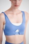 SUGARFREE-Γυναικείο αθλητικό μπουστάκι SUGARFREE 21848062 μπλε λευκό