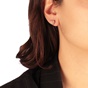 JEWELTUDE-Γυναικεία ασημένια καρφωτά σκουλαρίκια JEWELTUDE 10131 ροζ επιχρυσωμένα