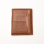 MARTIN & CO-Ανδρικό αναδιπλούμενο πορτοφόλι MARTIN & CO 122-135-0005 CARD CASE καφέ
