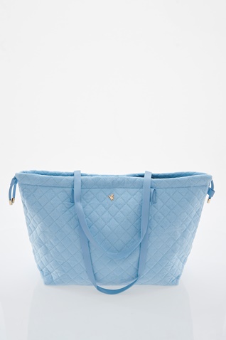 SUGARFREE-Μεγάλη τσάντα shopper παραλίας SUGARFREE 22819106 γαλάζια