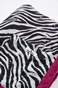 SUGARFREE-Πετσέτα παραλίας SUGARFREE 22819121 φούξια zebra