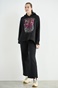 SUGARFREE-Γυναικεία φούτερ μπλούζα SUGARFREE 22812053 μαύρη
