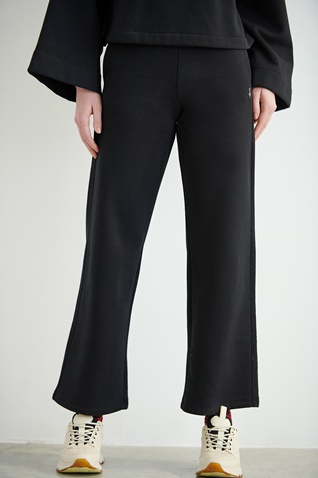 SUGARFREE-Γυναικείο flared παντελόνι φόρμας SUGARFREE 22811060 μαύρο