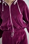 SUGARFREE-Γυναικεία βελουτέ ζακέτα SUGARFREE 22813016 μοβ