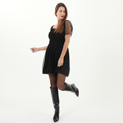 ATTRATTIVO-Γυναικείο mini φόρεμα ATTRATTIVO 9111870 μαύρο
