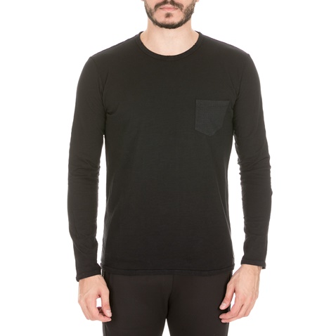BATTERY-Ανδρική μπλούζα BATTERY μαύρη