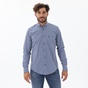 DORS-Ανδρικό πουκάμισο DORS 1031102.C01 γκρι μπλε