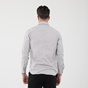DIRTY LAUNDRY-Ανδρικό πουκάμισο DIRTY LAUNDRY DLMS0621F REGULAR TWILL λευκό πάγου
