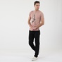 DIRTY LAUNDRY-Ανδρικό t-shirt DIRTY LAUNDRY DLMT2221F ALPHA ροζ