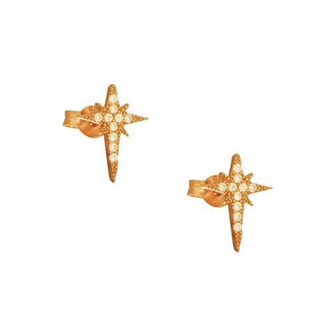 JEWELTUDE-Γυναικεία καρφωτά σκουλαρίκια JEWELTUDE 14487 ασημένια