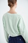 SUGARFREE-Γυναικεία κοντή φούτερ μπλούζα SUGARFREE 22812085 πράσινη