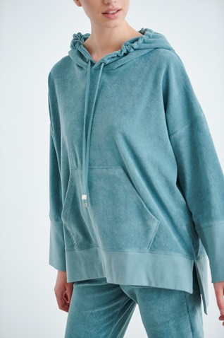 SUGARFREE-Γυναικεία μακριά φούτερ μπλούζα SUGARFREE 22812092 πράσινη