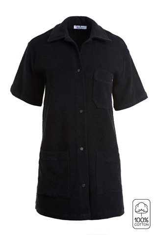 SUGARFREE-Γυναικείο μακρύ πουκάμισο SUGARFREE 22812115 μαύρο