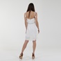 ATTRATTIVO-Γυναικείο mini φόρεμα ATTRATTIVO 9914425 λευκό