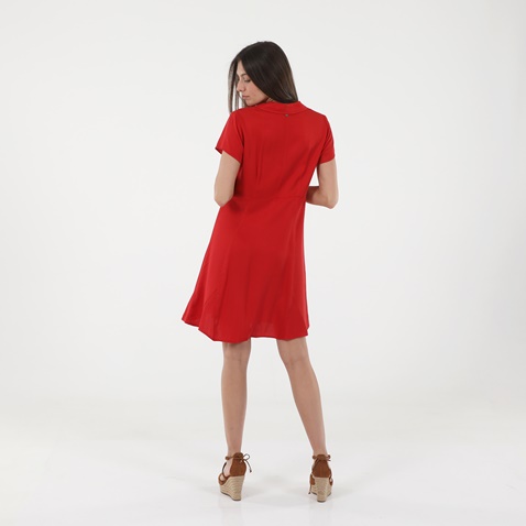 ATTRATTIVO-Γυναικείο mini φόρεμα ATTRATTIVO 91099770 κόκκινο