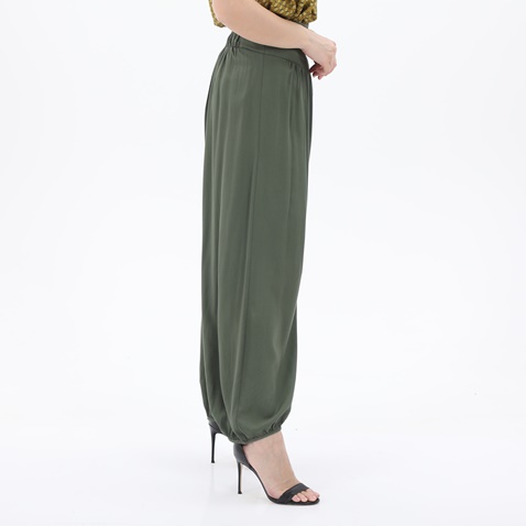 'ALE-Γυναικεία παντελόνα σε στιλ σαλβάρι 'ALE 81099025 χακί