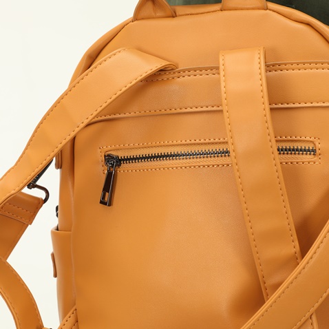 ATTRATTIVO-Γυναικεία τσάντα backpack ATTRATTIVO 9T19840 πορτοκαλί