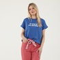 ATTRATTIVO-Γυναικείο t-shirt ATTRATTIVO 9914217 μπλε