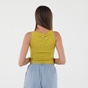 'ALE-Γυναικεία αμάνικη μπλούζα 'ALE 81572426 κίτρινη