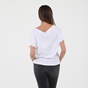 'ALE-Γυναικεία κοντομάνικη μπλούζα 'ALE 8914227 λευκή