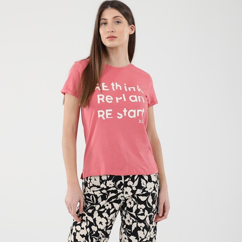 'ALE-Γυναικεία μπλούζα 'ALE 8914234 ροζ