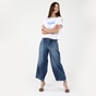 'ALE-Γυναικεί jean cropped παντελόνι 'ALE 8914315 μπλε