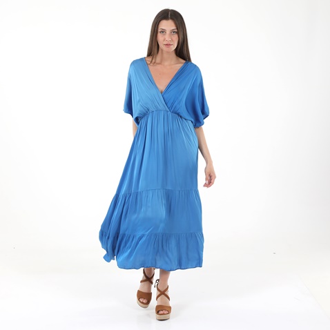 'ALE-Γυναικείο μακρύ φόρεμα 'ALE 8915739 μπλε