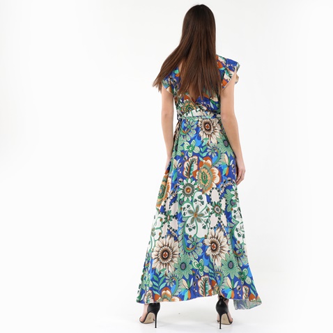 'ALE-Γυναικείο μακρύ φόρεμα 'ALE 8915740 πολύχρωμο floral