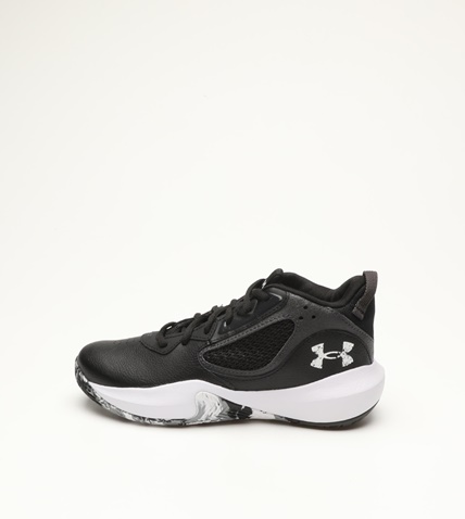 UNDER ARMOUR-Unisex παπούτσια basketball UNDER ARMOUR 3025617 UA GS Lockdown 6 μαύρο λευκό