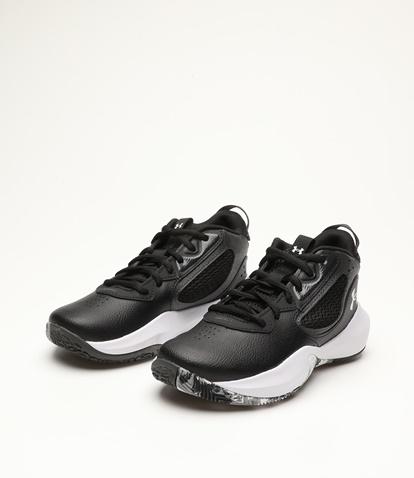 UNDER ARMOUR-Unisex παπούτσια basketball UNDER ARMOUR 3025617 UA GS Lockdown 6 μαύρο λευκό