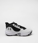 UNDER ARMOUR-Unisex παπούτσιο basketball UNDER ARMOUR 3025617 UA GS Lockdown 6 λευκά μαύρα