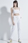SUGARFREE-Γυναικείο παντελόνι φόρμας SUGARFREE 21841041 λευκό