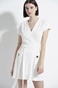 SUGARFREE-Γυναικείο mini φόρεμα  SUGARFREE 21814056 λευκό