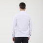 GREENWOOD-Ανδρικό πουκάμισο GREENWOOD CHAMBRAY 04231001 λευκό