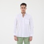 GREENWOOD-Ανδρικό oxford πουκάμισο GREENWOOD 04231002 λευκό
