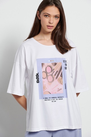 BODYTALK-Γυναικείο t-shirt BODYTALK 1231-905928 λευκό