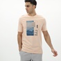 BODYTALK-Ανδρικό t-shirt BODYTALK 1231-951628 ροζ