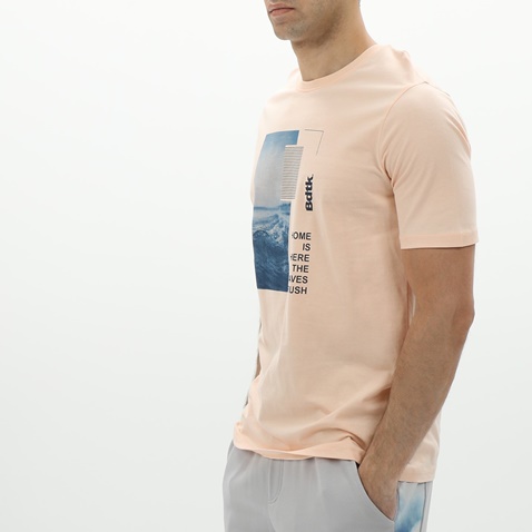 BODYTALK-Ανδρικό t-shirt BODYTALK 1231-951628 ροζ