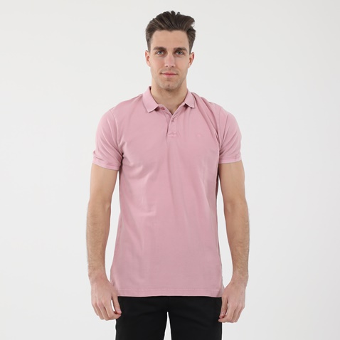 DORS-Ανδρική polo μπλούζα DORS 1132002.C01 ροζ