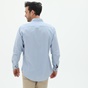 DORS-Ανδρικό πουκάμισο DORS 1028032.C02 γαλάζιο λευκό