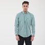 DORS-Ανδρικό πουκάμισο DORS 1028032.C03 πράσινο λευκό καρό