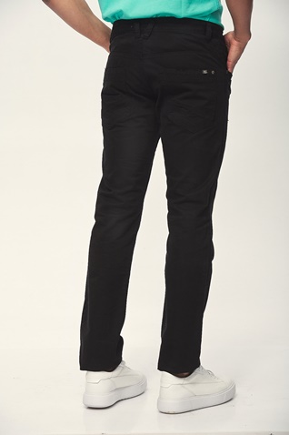 EDWARD JEANS-Ανδρικό παντελόνι EDWARD JEANS 15.1.1.04.018 ROUSEL μαύρο
