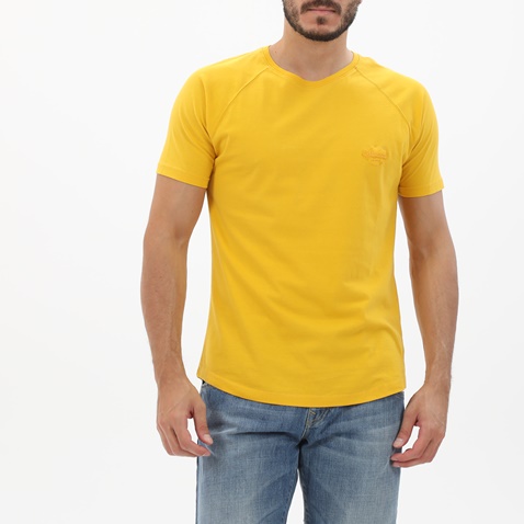 EDWARD JEANS-Ανδρικό t-shirt EDWARD JEANS MP-N-TOP-S20-030 κίτρινο