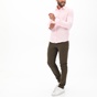 MARTIN & CO-Ανδρικό πουκάμισο MARTIN & CO 123-51-1320 SLIM FIT ροζ