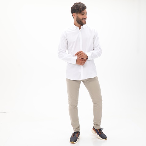 MARTIN & CO-Ανδρικό πουκάμισο MARTIN & CO 123-52-1460 REGULAR FIT λευκό