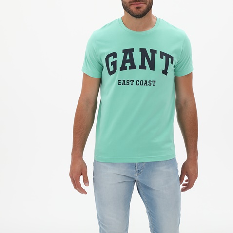 GANT-Ανδρικό t-shirt GANT 2003129 πράσινο
