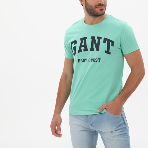 GANT-Ανδρικό t-shirt GANT 2003129 πράσινο