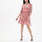 GANT-Γυναικείο mini φόρεμα GANT 4503181 Wild Floral Boatneck ροζ